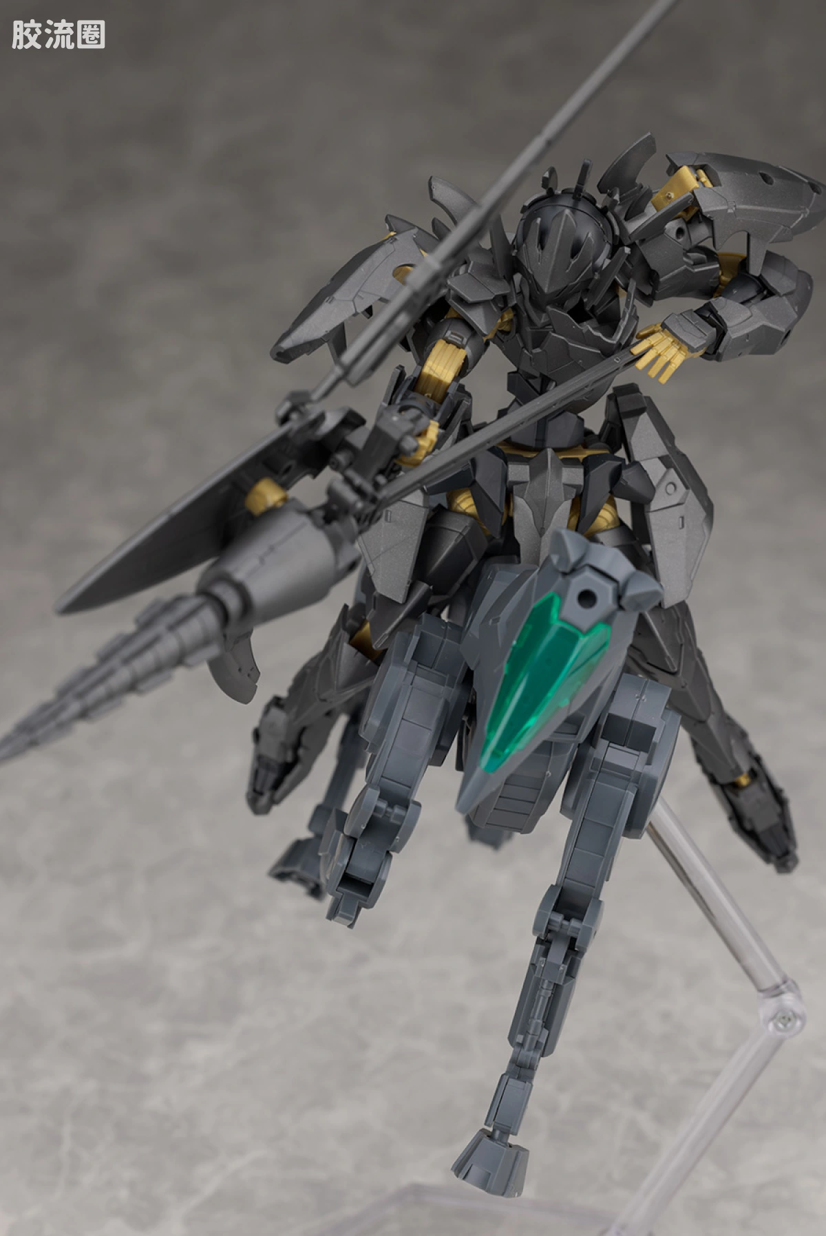 30MM 1/144 斯匹纳提/Spinatio（马克西昂军） EXM-A9bk 斯匹纳提(黑骑士式样) - 图片